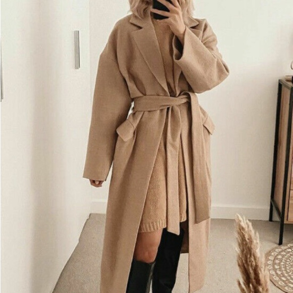 Zara camel coat